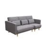 Long sectional couch italian sofas set light gray minimalist l shape sofa beds