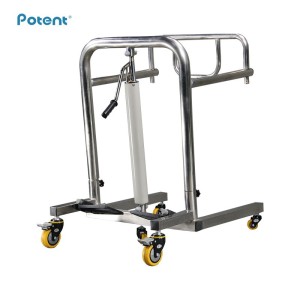 Low Price China Steel Physical Therapy Equipment Patient Lift Transfer Chair (1100mm*650mm*360mm)
