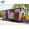 Luxury hotel system AUS,USA,CE standard steel frame prefab house tiny trailer house