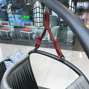 Luxury metal rattan swing chair Factory price New style swing hanging chair High quality Leisure Patio Swings(25003)