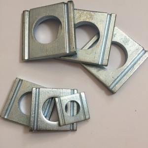M27 galvanized Square Taper Washers For U-sections