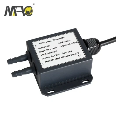 Macsensor Dp825 Micro Wind Air Differential Pressure Sensor Transmitter