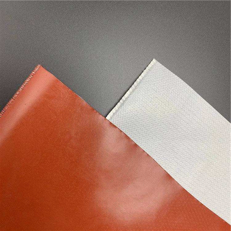 Made Silicone Coated Fiberglass Fabric In China Fireproof Rubber