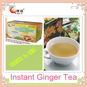 Magic Ginger Tea drink products with honey, lemon, red dates brown sugar etc.