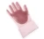 Import Magic stretch gloves Household Insulation Dishwashing Brush Gloves Household Cleaning Brush Bowl orange magic gloves from China