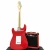 Import Malubly Musical instrument ST Red Electric Guitar Pack/Guitar Set/Guitar kit with 20 Watt Amplifier, Tuner, Capo, Gig bag, Strap from China