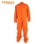 Import manufacture cotton flame fire resistant coverall protective safety orange work coveralls from China