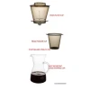 Manufacture elegant cheap 700ml ice cold coffee maker  glass cup