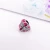 Import Manufacturer Professional 925 Sterling Silver Gifts of Love,Magenta Enamel Amp Clear CZ For DIY Jewelry Making Wholesale from China