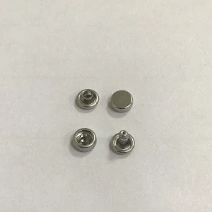 Manufacturer supply custom logo double cap metal rivet,single head rivet