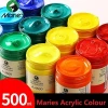 Maries 500ml Non-toxic DIY Waterproof Wall Paints Acrylic painting Color for Wholesale