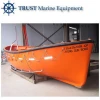 Marine fiberglass enclosed free fall lifeboat / life raft for sale