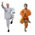 Import Martial arts kung fu suits shaolin Monk clothes suits from China