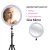 Import Mcoplus 13" ring led light 5600K 30W Photo Studio Video Light with Phone Clamp Ball Head cosmetic mirror for iPhone X 8 from China