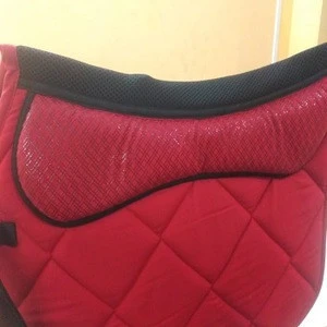 Memory Foam Anti slip Grip 15 mm Thickness New Exclusive Saddle Pad Red Color All Sizes