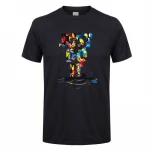 Men Cotton Shirts Men Summer Slim Fit T-shirt Printing T Shirts Mens Tshirt Colors Homme Shirt