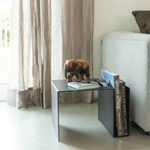 Metal coffee tables Modern End table Side table with magazine rack for living room Home decorative furniture