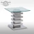 Import Metal material glass top sofa table used living room end coffee table modern bedroom side table from China