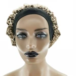 Microwave Thermal Woman  flaxseed hair cap for hair care