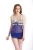 Import Midnight Blue wholesale lace Camisole top set with Robe womens sleepwear from China