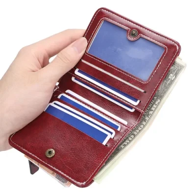 Mini Easy Carried PU Leather Ladies Purse Wallet