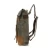Import Mochilas recycled canvas waxed cotton rucksack genuine leather durable school backpack for wholesales from China