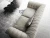 Import Modern 3 Seat Tufted Fabric Stainless Steel Frame Sofa Lounger Chair For Home Hotel Commercial from China
