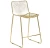 Import modern design luxury plating metal iron wire mesh high bar chair copper gold barstool furniture for sale from China