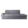 Modern Design Tufted Futon Folding Sofa Bed with storage