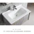 Import Modern Designs PVC Waterproof Bathroom Cabinet Sinks Best Quality PVC Bathroom Vanity With The Wall Mirror factory direct sale from China
