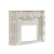 Import Modern designs the natural marble stove insert indoor used stone fireplace from China
