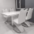Import modern dining room furniture  Dining Table and 6 chairs set Top Wood  Room Modern design Furniture from China