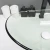 Import Modern elegant clear tempered glass wash basin round shape bathroom sinks counter top washbasin in hotel from China