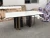 Import Modern Italian Style Solid Wood And Metal Leg Modern Marble Stone Top Dining Table from China