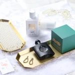 Modern luxury marble decorative tray home decor gold serving trays