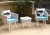 Import Modern Outdoor Patio Garden Yard  Deck  Bistro Dining  Aluminum Woven Rope Chair Sofa &amp; Side Table Garden  Sets from China
