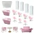 Import Modern Shampoo Chairs Set Hair Salon Wash Station Wholesale Backwash Shampoo Unit from China