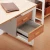 Import Modern Simple Style Computer Desk Study Table Office Desk computer desk with bookshelf from South Korea