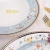 Import Modern stoneware ceramic plate luxury dinnerware sets fine china dinner set from China