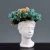 Import Modern white and pink resin lady bust head vase from China