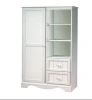 Modern white wardrobe design bedroom cabinet closet wooden wardrobe