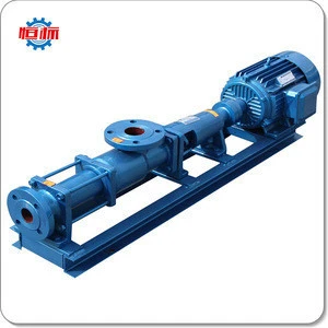 Mono screw progressive cavity pumps for liquid with solid particles fibers/ sewage water /sludge /heavy fuel oil transfer pump