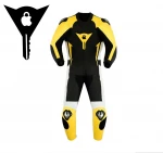 Motorcycle & Auto Racing Wear Men Motorcycle Racing Leather Suit Level 2 Protection Track Racing Leather Suit