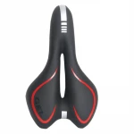 mountain Bike Saddle Silicone Gel saddle,Cushion PU Leather Surface Silica Filled Gel Comfortable Cycling Seat,Bicycle Saddle