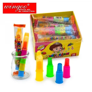 Multi-Colored Fruit Flavor finger hard Toy Candy