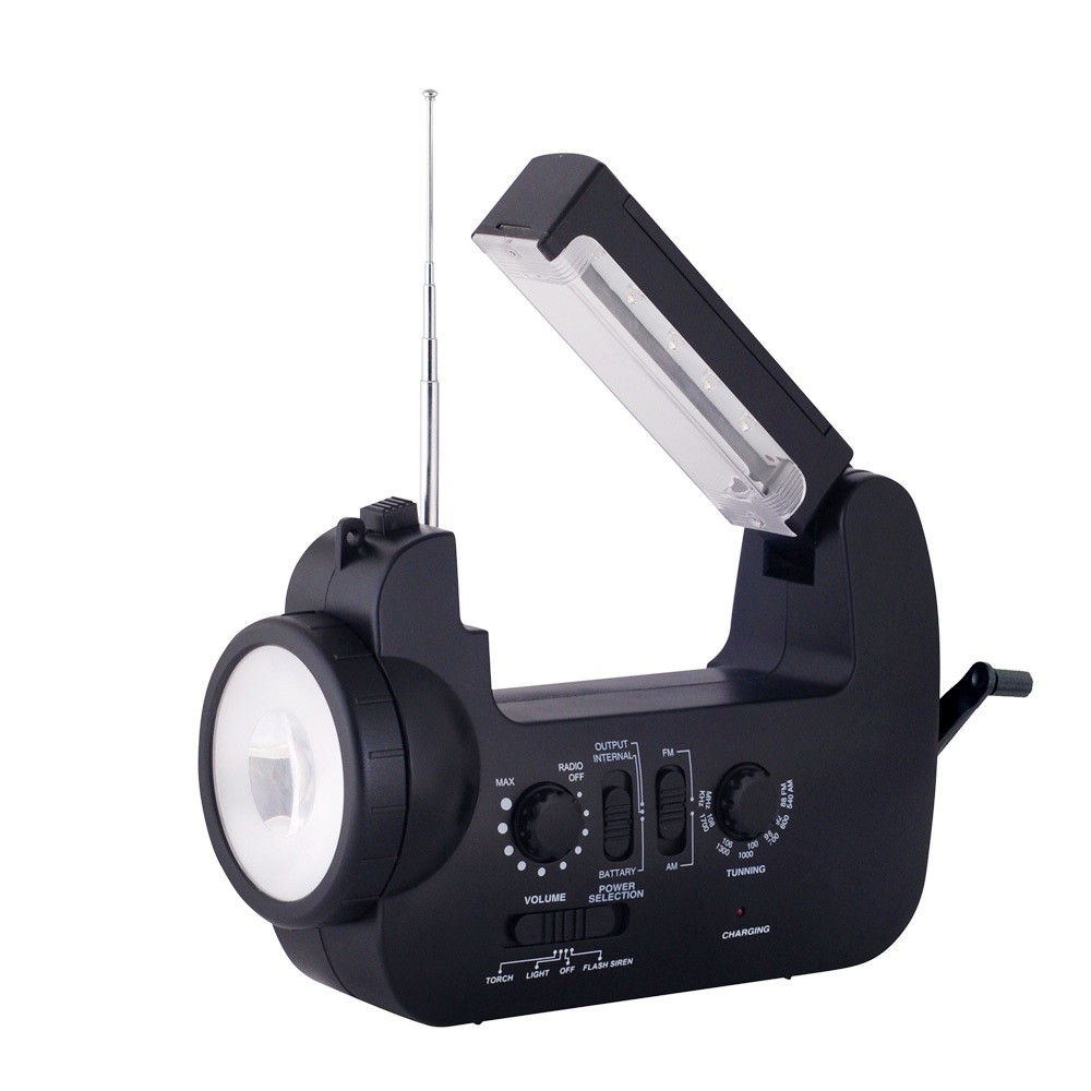 Multi-Function Lantern Radios With Cell Phone Charger and siren blinking burglar alarm mobile phone charger