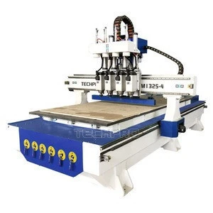Multi Head Wood Carving CNC Router Machinery Wood Spindle Moulder Drilling Machine Working for Acrylic MDF