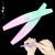 Import Nail Salon Professional Half Moon Double Side Disposable Rainbow Nail File 100/180 Grit from China