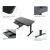 Import Nate Home Office Height Adjustable Glass Desk Sit Stand with Wireless Charging USB Port from China