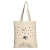 Import natural 100% cotton canvas tote bags print womens large canvas tote shopping bag from China